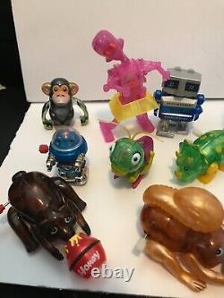 An Absurd Minagery/ Lot of Vintage Wind Up Toys 22 Pieces