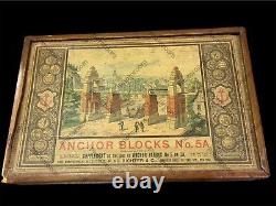 Antique 1904 German Richters Anchor Blocks No. 5A Complete Original Instructions