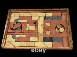 Antique 1904 German Richters Anchor Blocks No. 5A Complete Original Instructions