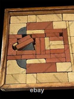 Antique 1904 German Richters Anchor Blocks No. 5A Complete Original Instructions