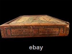 Antique 1904 German Richters Anchor Blocks No. 5A Complete Original Instructions