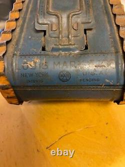 Antique 1930's Louis Marx Doughboy Wind up Tank Tin Tank Toy