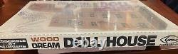 Antique 1979 Colonial Dream Wood Doll House by Arrow Handicraft Corp New In Box