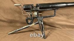 Antique Artillery Gun Toy Cannon Machine Gun Rare Big Dick by Milton Bradley