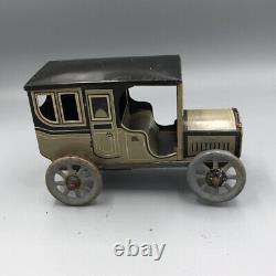 Antique Bing Sedan Limo Germany Tin Wind Up Clockwork