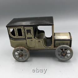 Antique Bing Sedan Limo Germany Tin Wind Up Clockwork