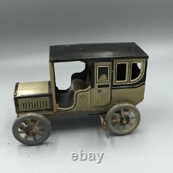 Antique Bing Sedan Limo Germany Tin Wind Up Clockwork