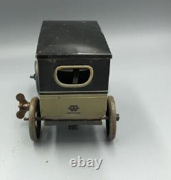 Antique Bing Sedan Limo Germany Tin Wind Up Clockwork