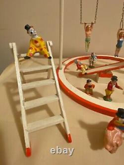 Antique Composition Large Toy Circus Set Germany an-25