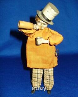Antique Fernand Martin The Drunkard Wind-up Drunk Man French Toy Mechanical Lqqk