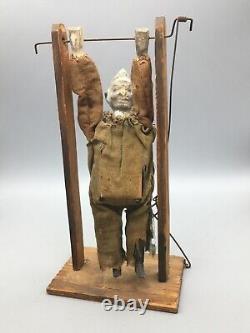 Antique German Mechanical Clown Acrobat Toy