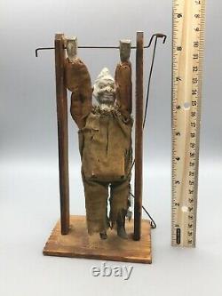 Antique German Mechanical Clown Acrobat Toy