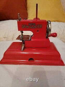 Antique KayAnEE Toy Sew Master Red Made In US Zone Berlin