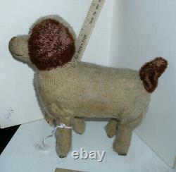 Antique Key Wind Walking Dog Mohair EUC 1930s