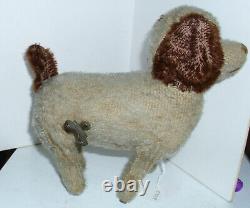 Antique Key Wind Walking Dog Mohair EUC 1930s