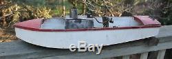 Antique Live Steam Engine Boat 31