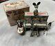 Antique Louis Marx Merrymaker Mouse Band Tin Toy. Circa 1930s with Original Box