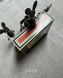 Antique Louis Marx Merrymaker Mouse Band Tin Toy. Circa 1930s with Original Box