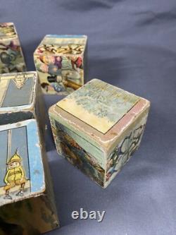 Antique Mcloughlin Brothers Palmer Cox Brownie Blocks Read