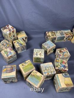 Antique Mcloughlin Brothers Palmer Cox Brownie Blocks Read