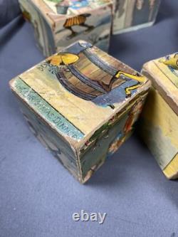 Antique Mcloughlin Brothers Palmer Cox Brownie Blocks Read