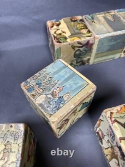 Antique Mcloughlin Brothers Palmer Cox Brownie Blocks Read