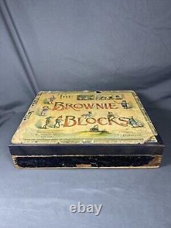 Antique Mcloughlin Brothers Palmer Cox Brownie Blocks Read