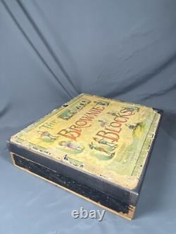 Antique Mcloughlin Brothers Palmer Cox Brownie Blocks Read