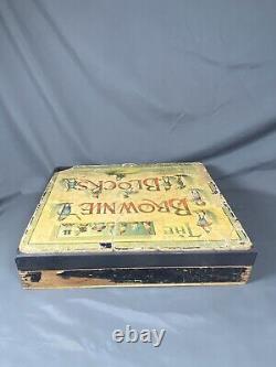 Antique Mcloughlin Brothers Palmer Cox Brownie Blocks Read