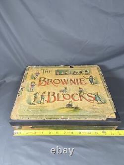 Antique Mcloughlin Brothers Palmer Cox Brownie Blocks Read