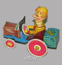 Antique Mortimer Snerd Toy Tin Wind up Toy