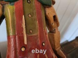 Antique Old Pinocchio Doll Toy Disney Handmade Wood Rare Vintage Collectors