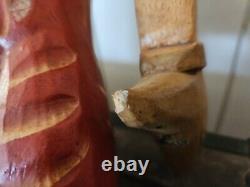 Antique Old Pinocchio Doll Toy Disney Handmade Wood Rare Vintage Collectors