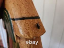 Antique Old Pinocchio Doll Toy Disney Handmade Wood Rare Vintage Collectors
