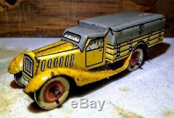 Antique Pre-war TippCo TC-753 Truck Tin Toy Made in Germany 100%Orig. WORKS