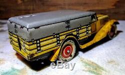 Antique Pre-war TippCo TC-753 Truck Tin Toy Made in Germany 100%Orig. WORKS