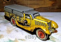 Antique Pre-war TippCo TC-753 Truck Tin Toy Made in Germany 100%Orig. WORKS