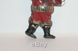 Antique Santa Claus Gunthermann Christmas Vintage Tin Metal Toy Germany Wind Up