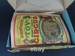 Antique Schoenhut Humpty Dumpty Circus Toy Set Original Box and Book