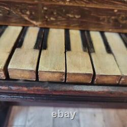 Antique Schoenhut Piano Child's Toy Piano Cherubs Ladies Dancing 1800'S Estate