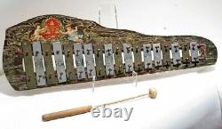 Antique Schoenhut Two Cherubs 18 Key Child's Toy Xylophone Metallophone c. 1905