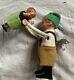 Antique Schuco Wind Up Toy Dancing Children Made in Germany 5 Tin/Celluloid