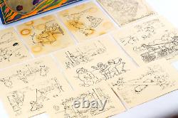 Antique Ullman Mfg Watercolor Painting Set Art Lovers Coloring Outfit & Prints