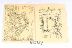 Antique Ullman Mfg Watercolor Painting Set Art Lovers Coloring Outfit & Prints