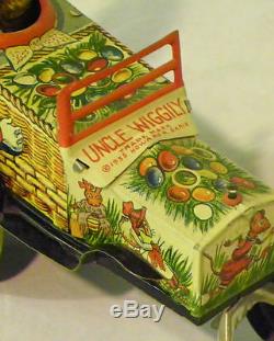 Antique Uncle Wiggily Tin Wind up Toy in the Box by Marx