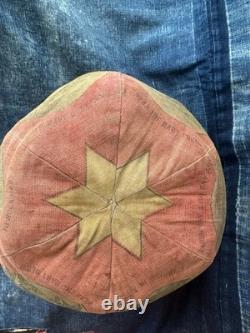 Antique Victorian 1880s/90s stuffed lithographed fabric child's ball toy Rare