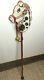 Antique-Vintage'40s Kids Toy PLAYSKOOL Play School Wooden Riding Stick Horse