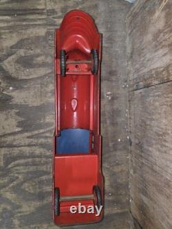 Antique Vintage Marx 3000 Pressed Steel Toy Ride On Train Locomotive Art Deco