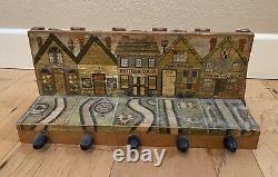 Antique Vintage Reed Lithograph Wood Mother Goose Target Game Toy As-Is
