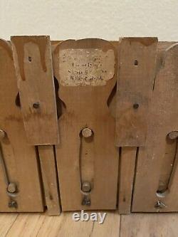 Antique Vintage Reed Lithograph Wood Mother Goose Target Game Toy As-Is